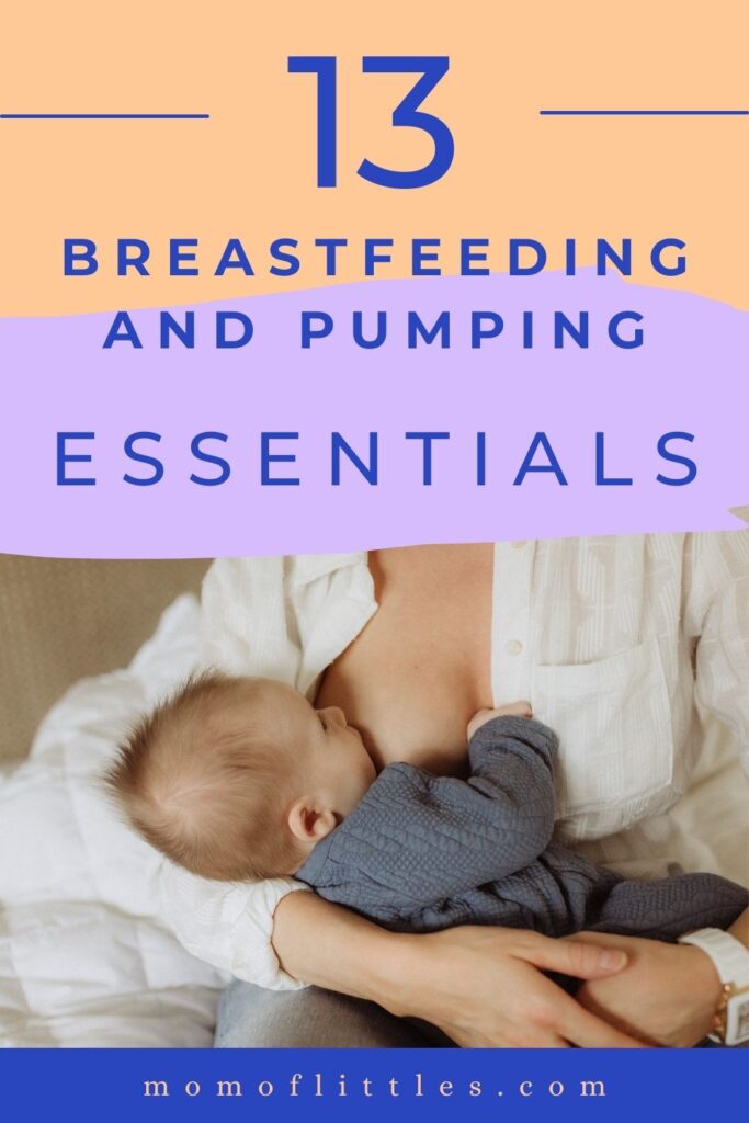 breastfeeding and pumping essentials, mother breastfeeding baby